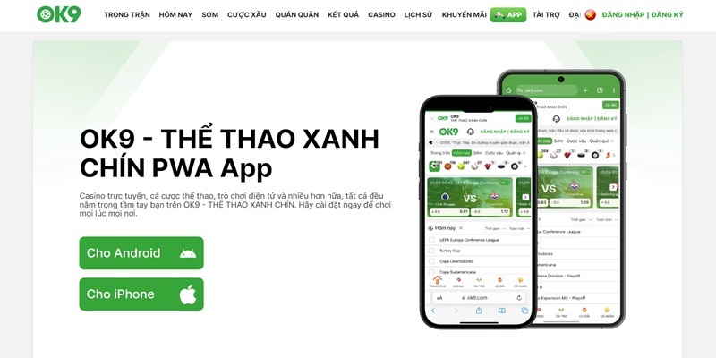 Hướng dẫn tải app OK9 chi tiết