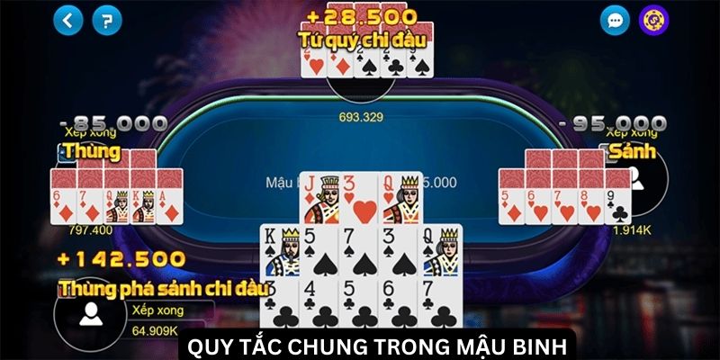 Quy tắc chung trong game bài Mậu Binh mà bạn nên biết